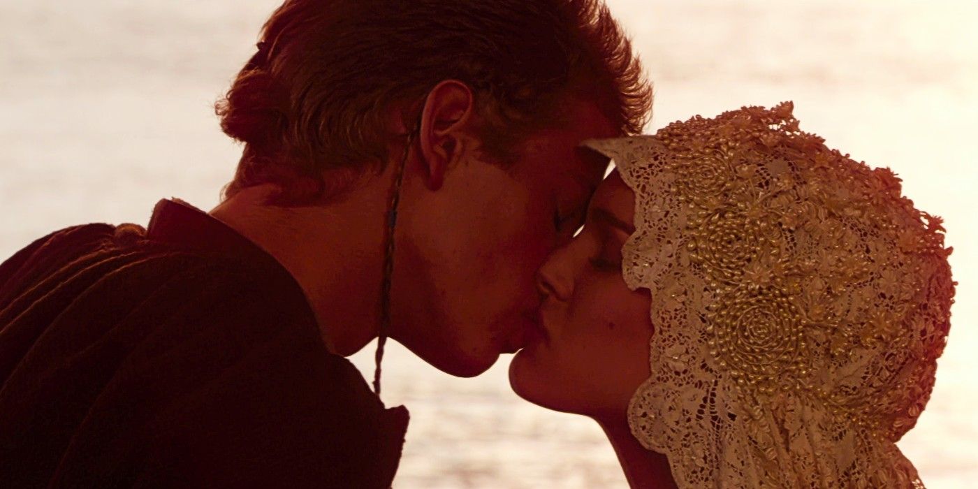 Anakin and Padme's wedding in Attack of the Clones
