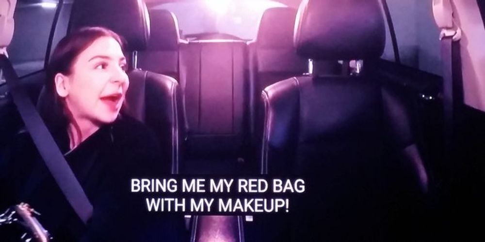 Anfisa's famous makeup bag moment on 90 Day Fiance.