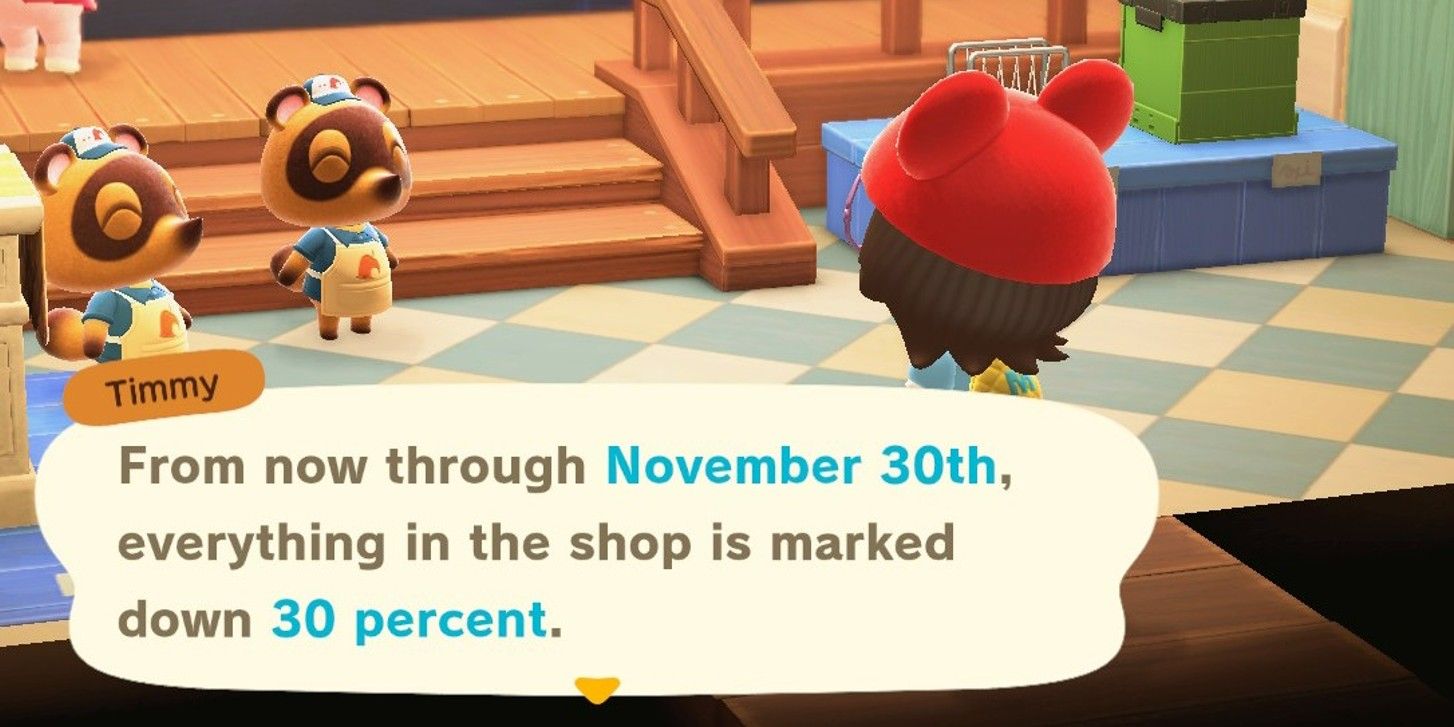 Animal Crossing Black Friday InGame Sale Discovered By Time Travelers