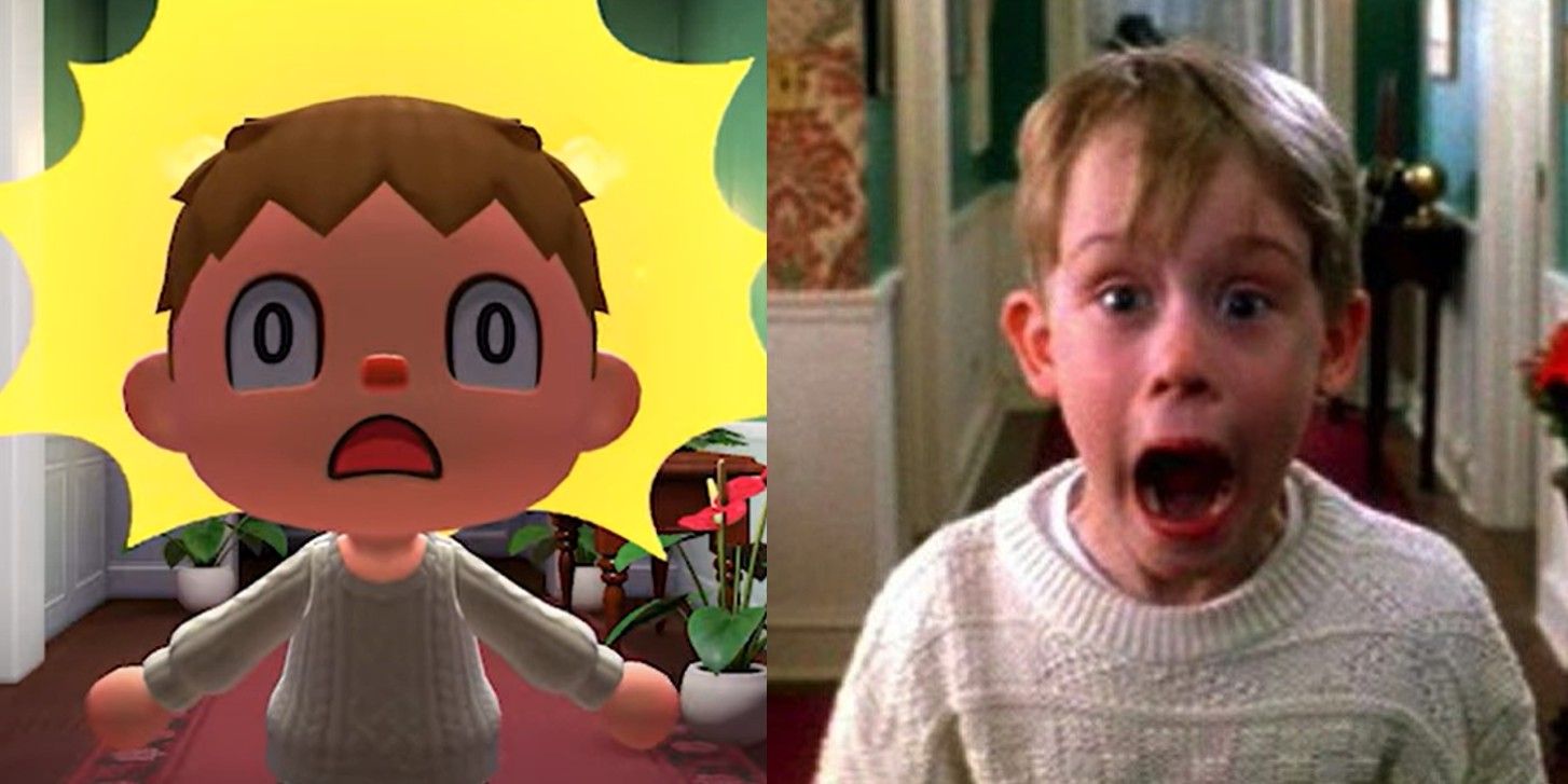 Animal Crossing Home Alone Trailer Recreated