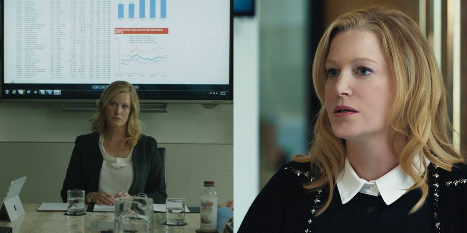 In Equity, Anna Gunn plays a financial analyst named Naomi Bishop who gets caught up in a corruption scandal.