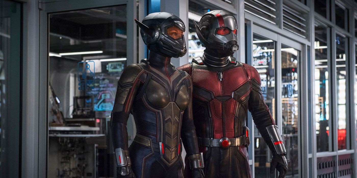 Ant-Man and the Wasp standing side by side.