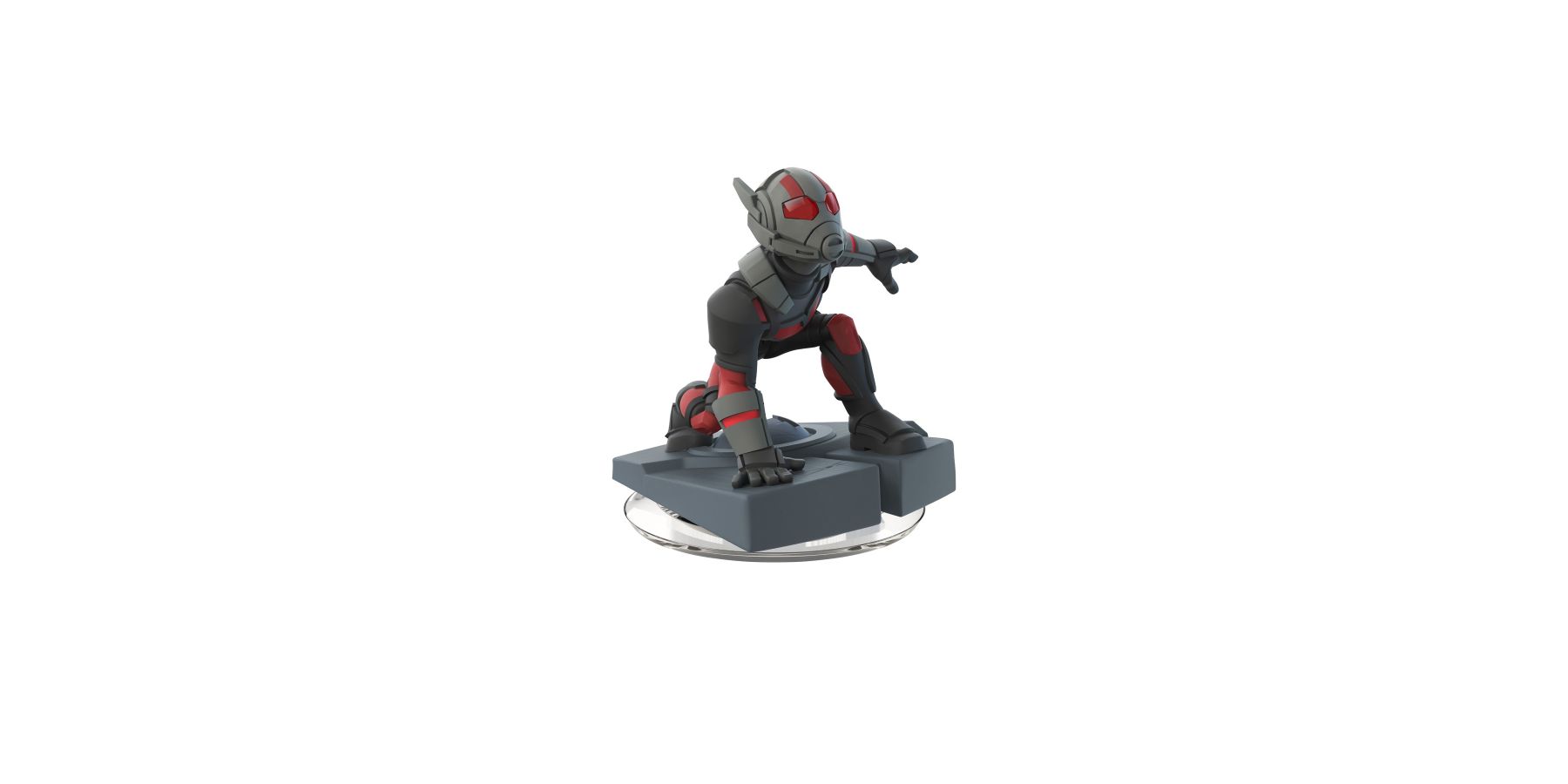 Ant-Man making a superhero landing pose as a figure for Disney Infinity