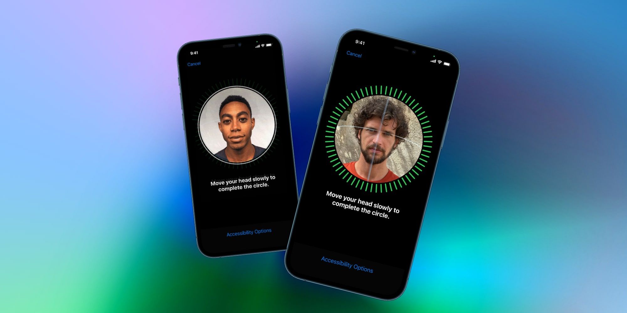 Apple iPhone Face ID Two Faces People Alternate