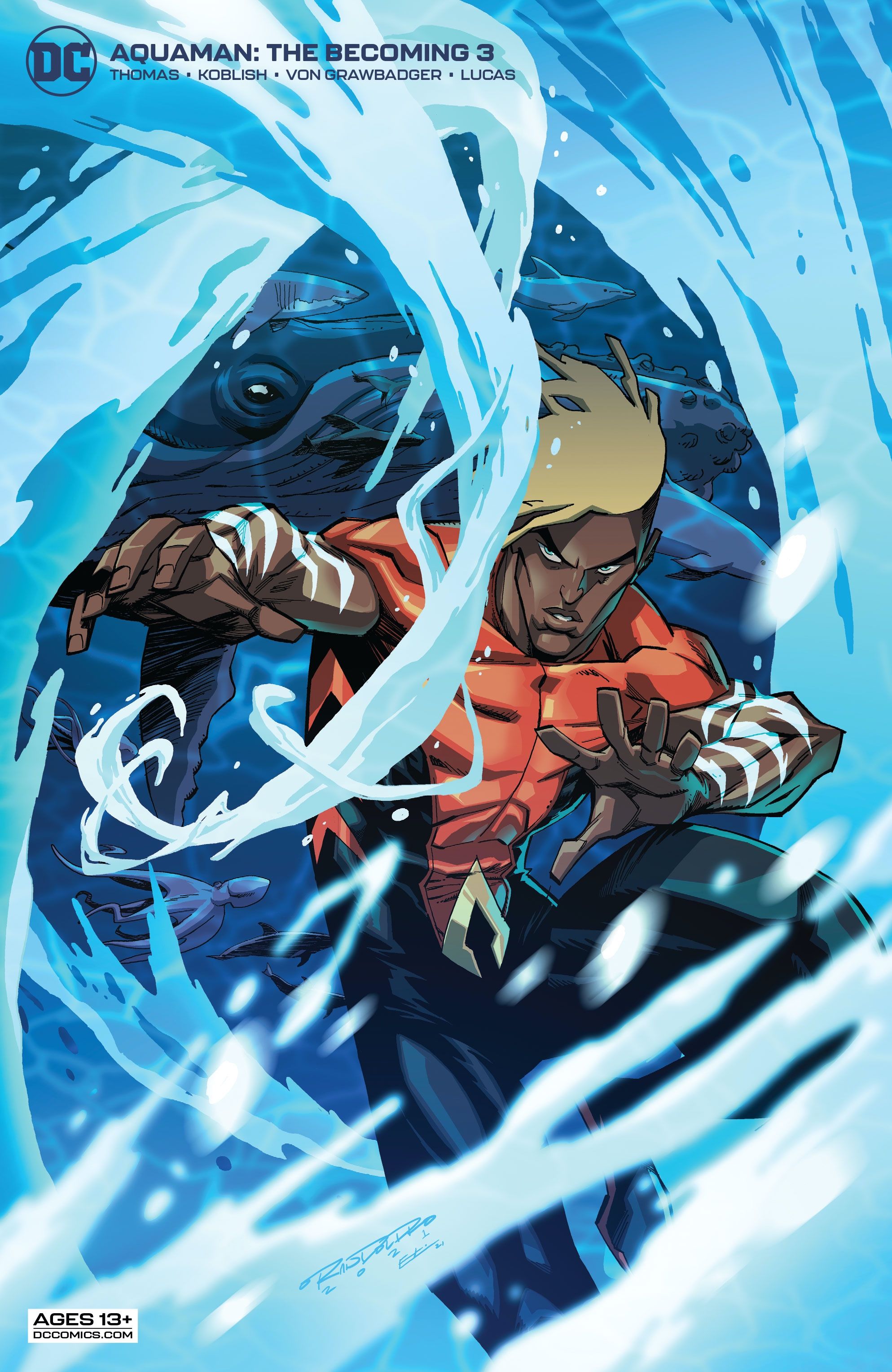 Aquaman the Becoming 3 cover