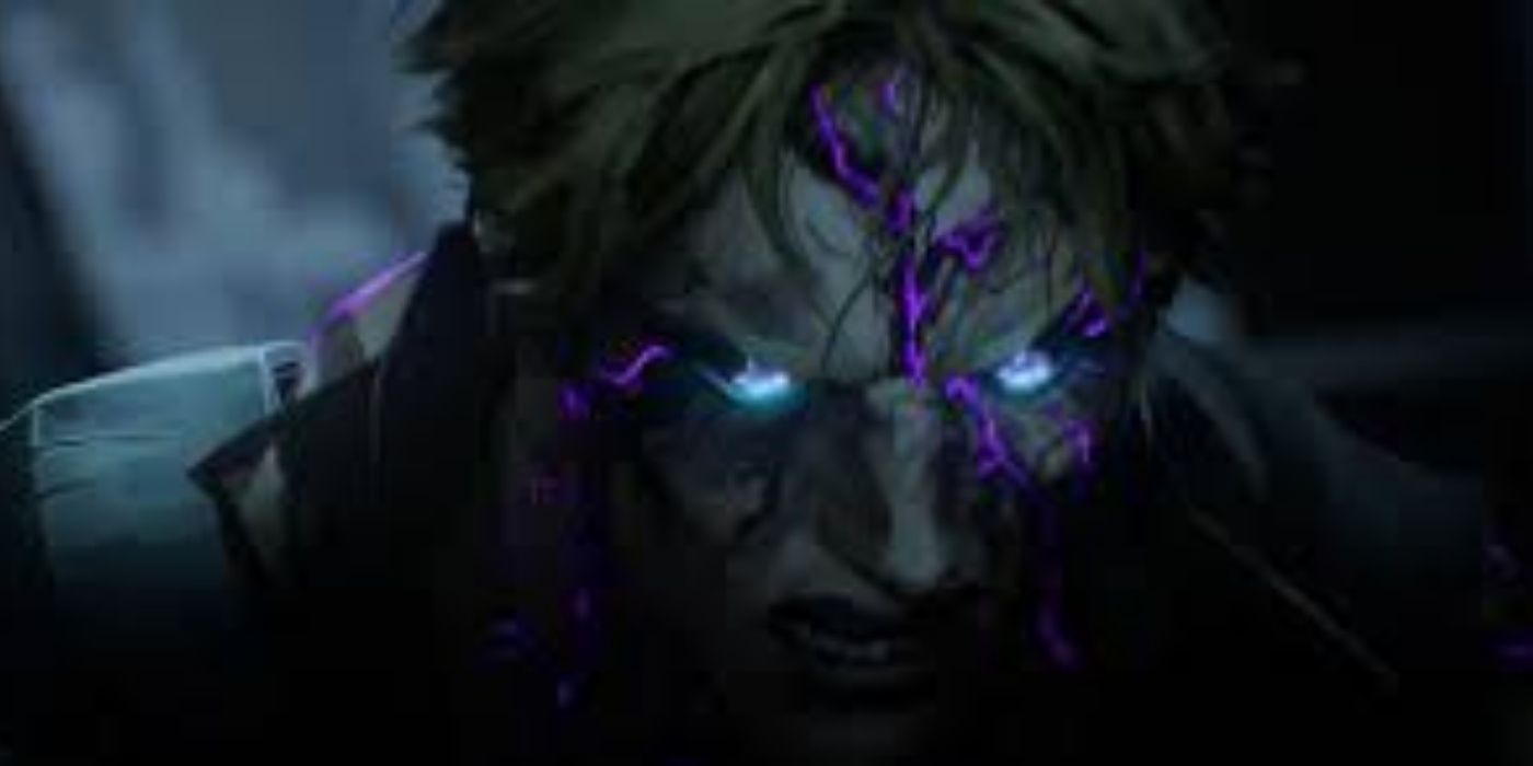 Deckard with his eyes glowing in Arcane