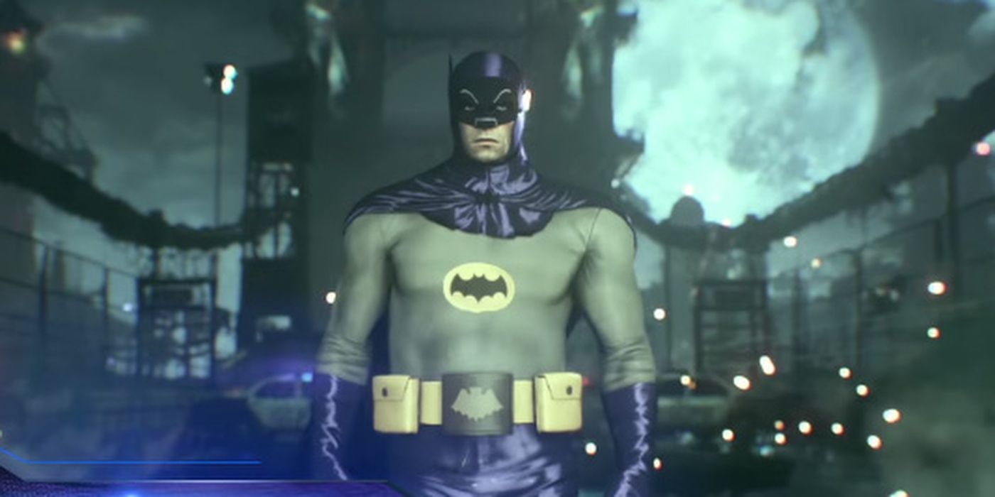 Batman in his TV series costume for Arkham Knight