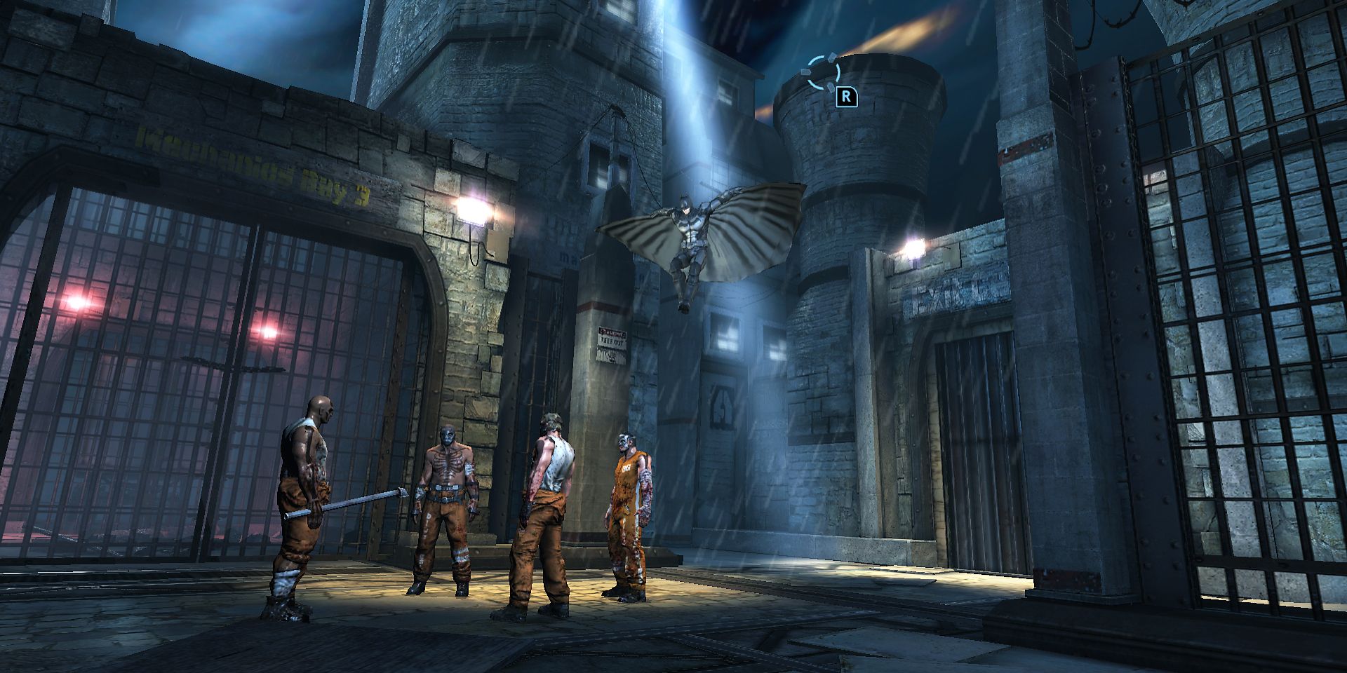 A screenshot form the video game Batman Arkham Origins Blackgate.