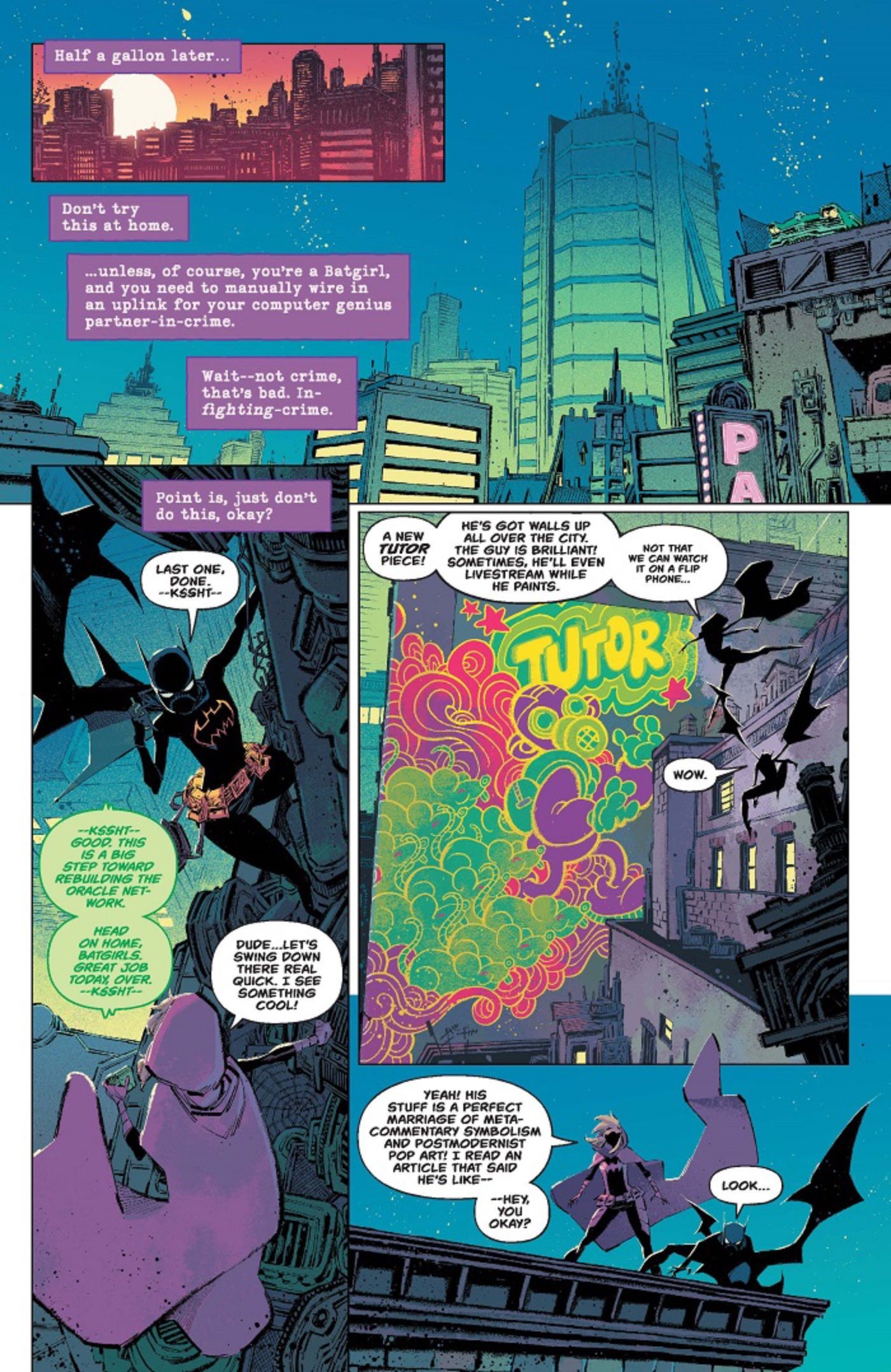 Batgirls 1 Preview page
