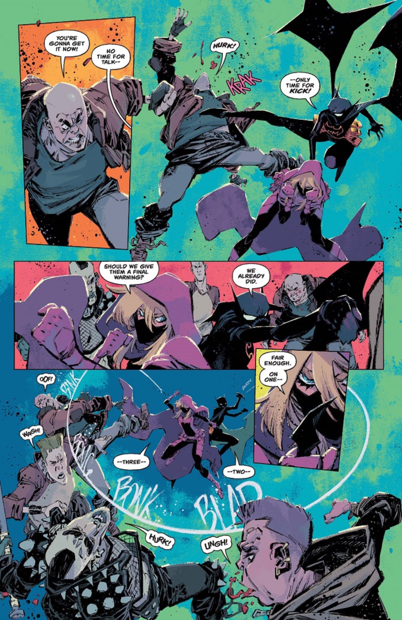 Batgirls 1 Preview page