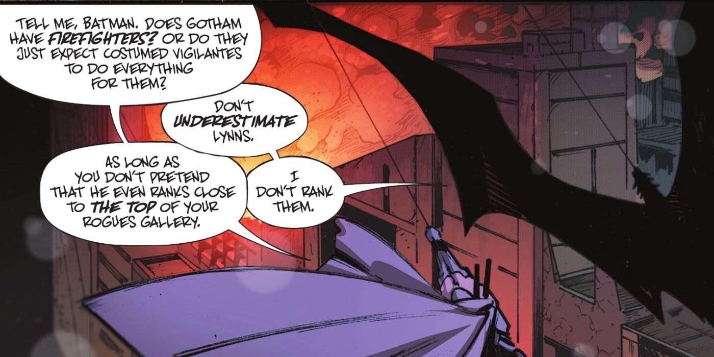 Batman cautions Ghost-Maker not to underestimate Firefly