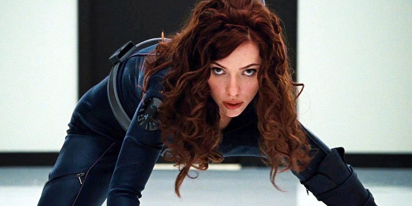 Black Widow fighting in Iron Man 2.