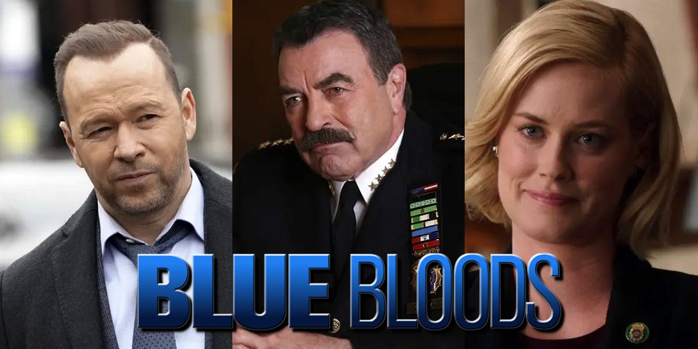 Split image of Danny, Frank and Abigail from Blue Bloods