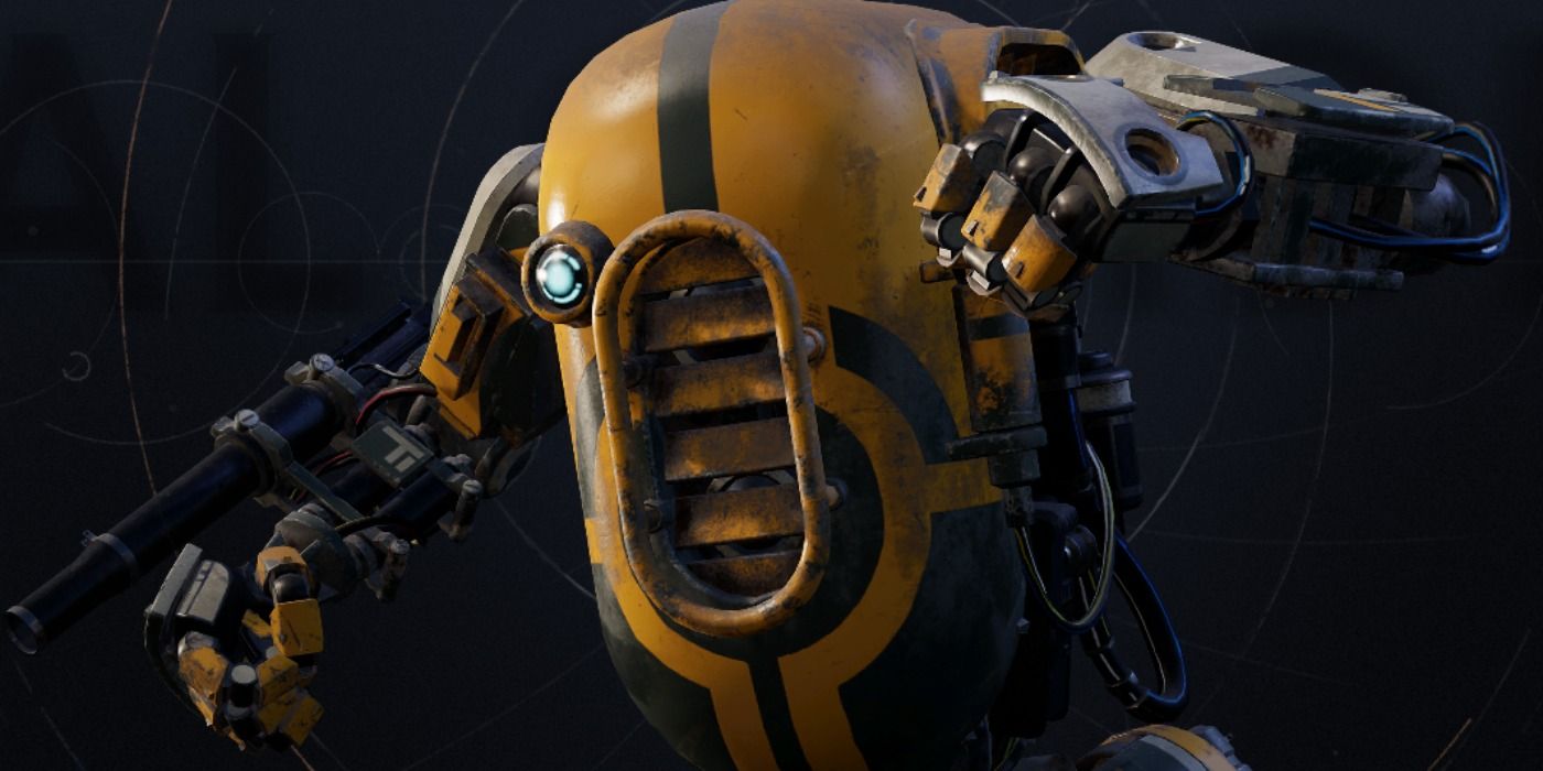 One of the Bounty Droids, Chonk, in Fallen Order's in-game enemy log