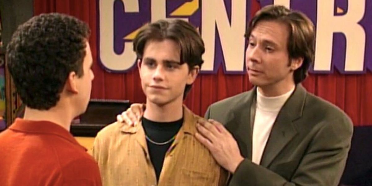Shawn Hunter with the cult leader in Boy Meets World