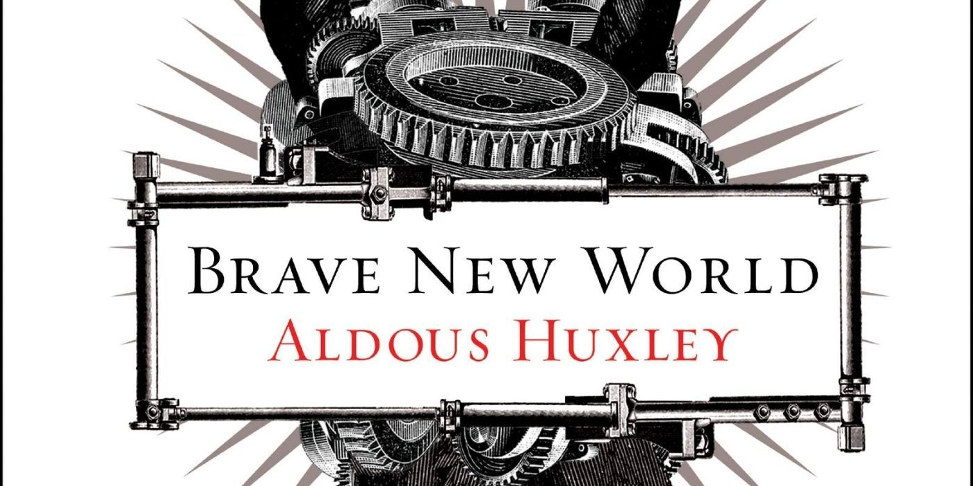 The title and author for the book Brave New World