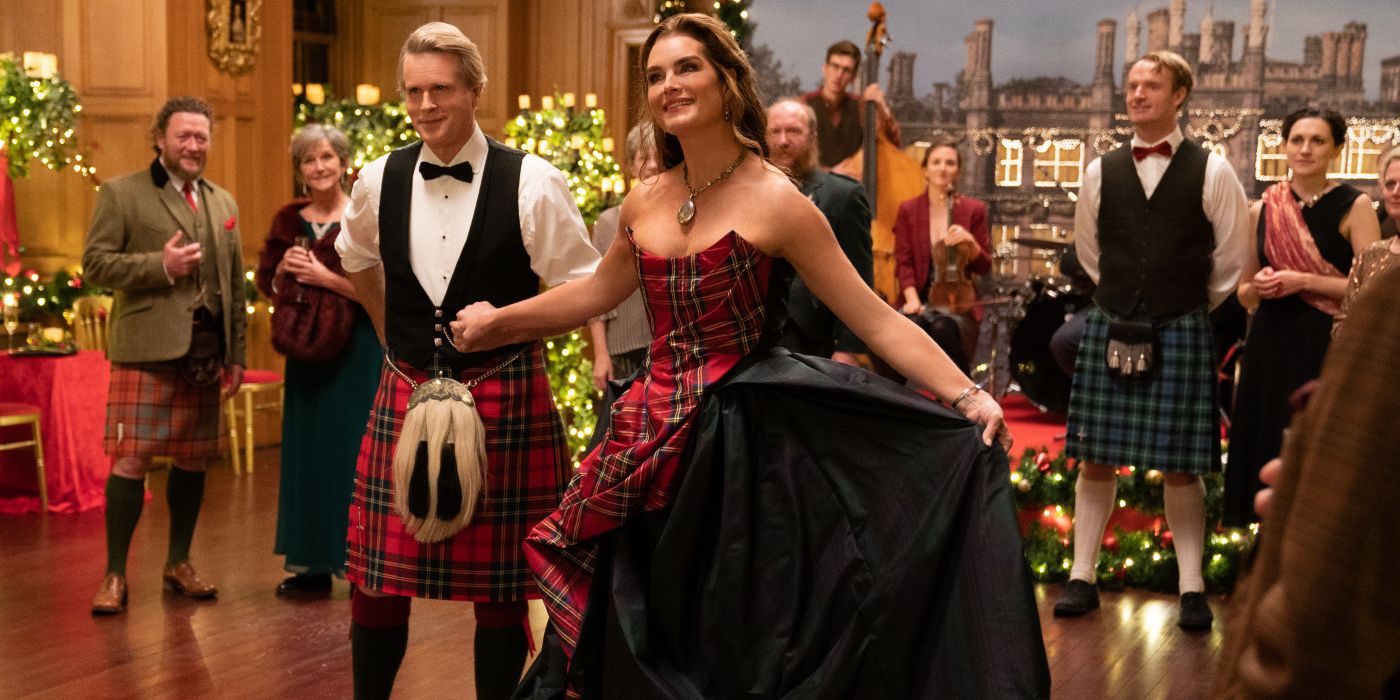Brooke Shields and Cary Elwes in A Castle for Christmas