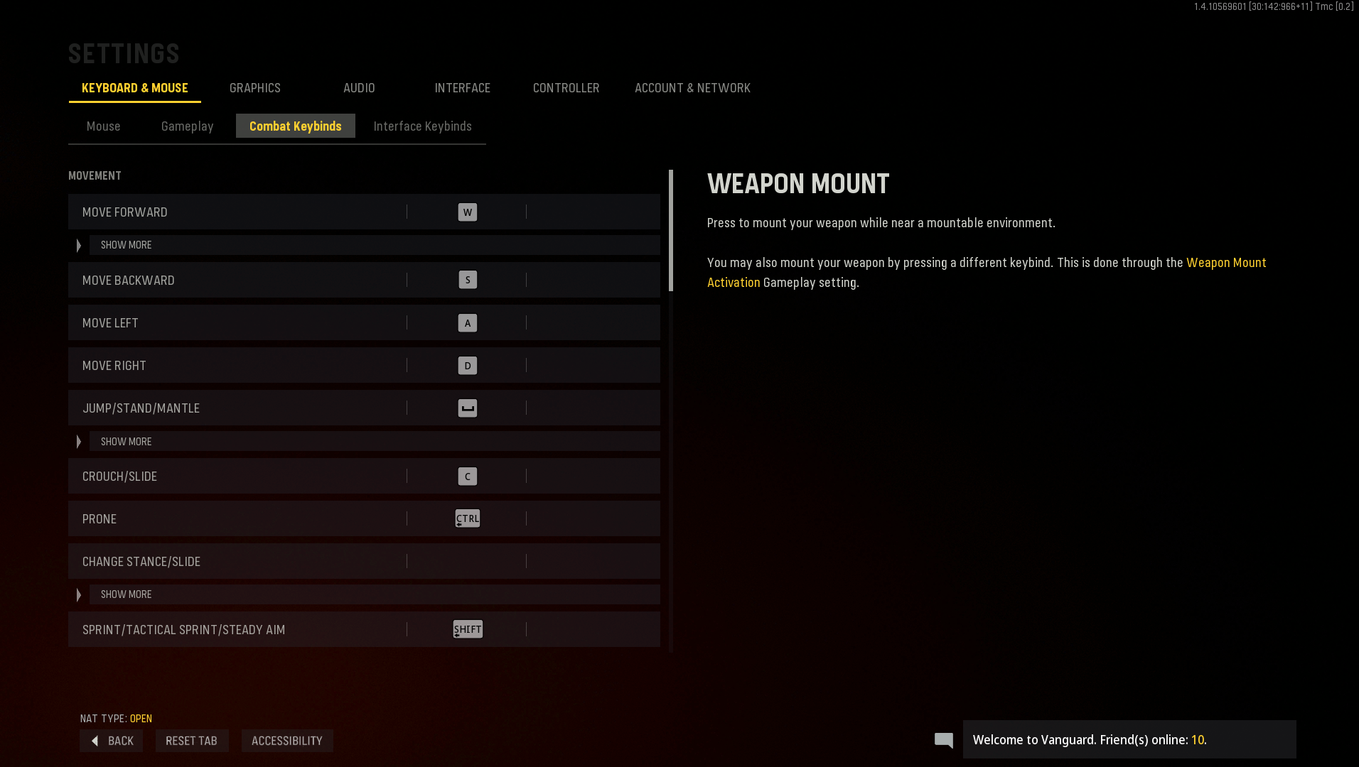 Call of Duty Vanguard How to Change Slide & Mount Controls