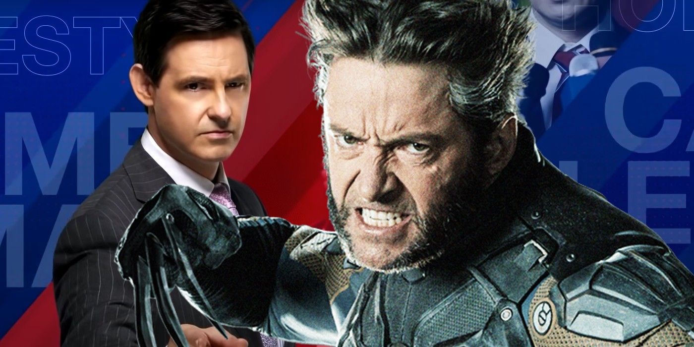 Cameron Coleman in The Boys and Hugh Jackman as Wolverine