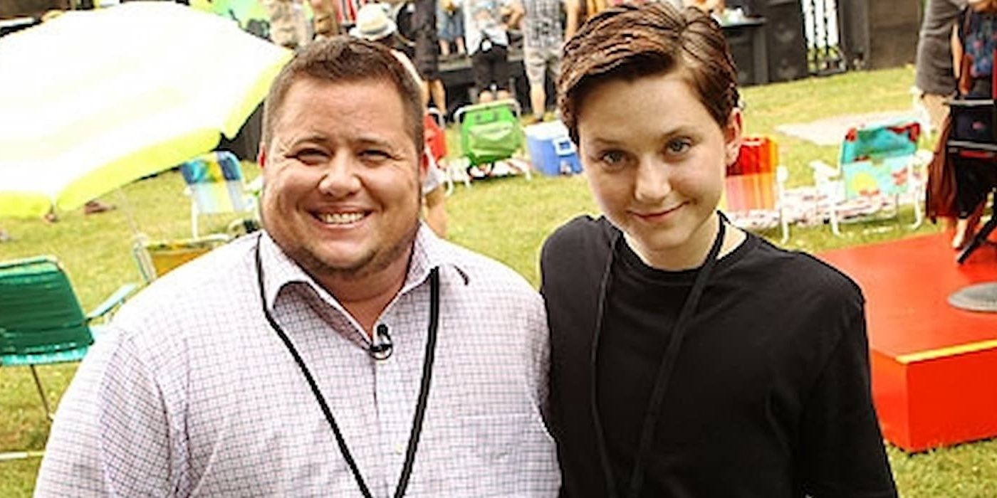 Chaz Bono on Degrassi with Adam Torres.