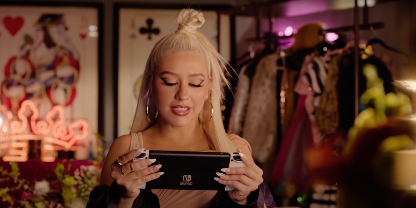 Christina Aguilera stars in Nintendo Switch ad