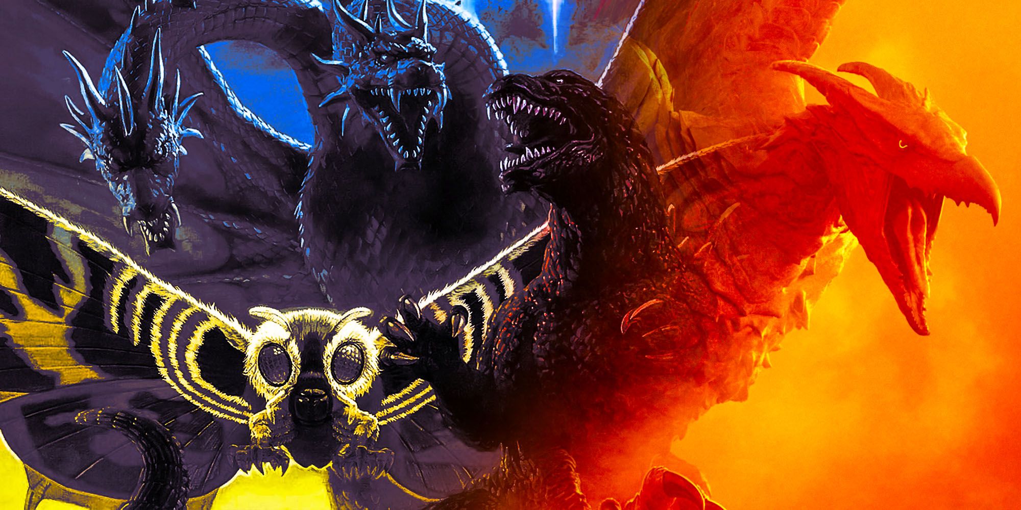 Classic Toho Godzilla Battle Happened In The MonsterVerse Godzilla Mothra Rodan ghidorah