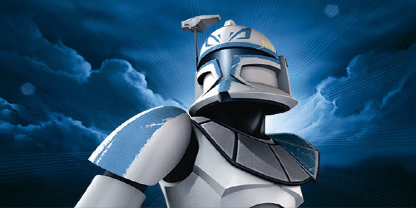 Captain Rex in his Phase 1 armor in Star Wars: The Clone Wars.
