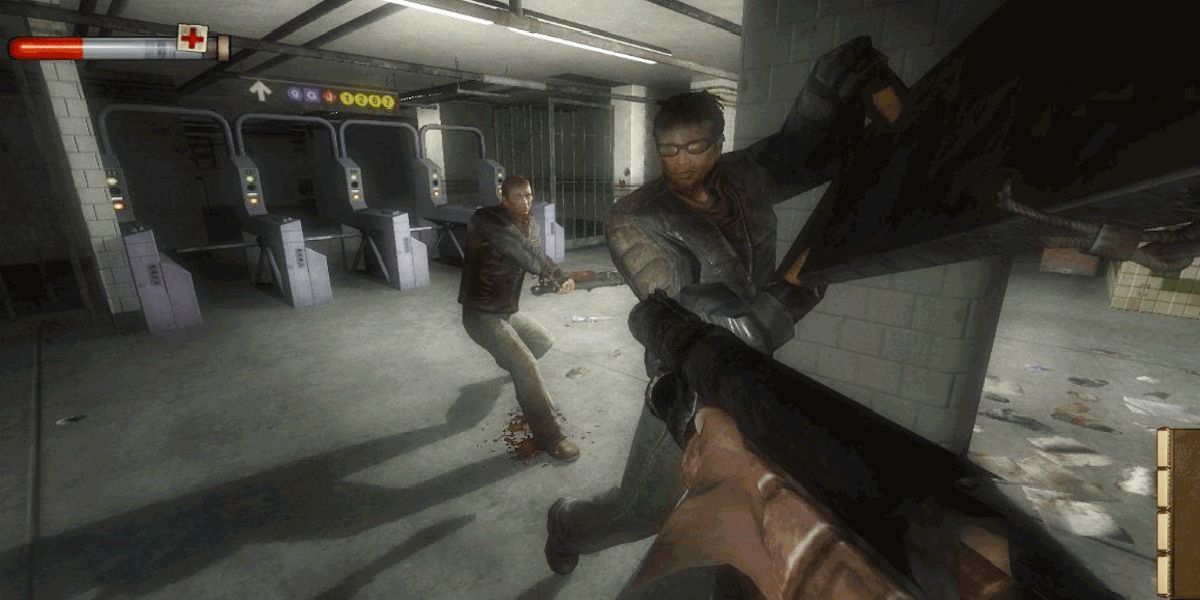 A screenshot from the video game Condemned Criminal Origins.