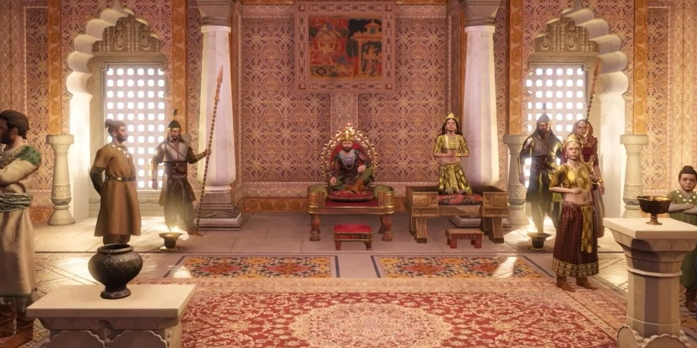 Crusader Kings 3 Royal Court DLC Expansion Throne Room