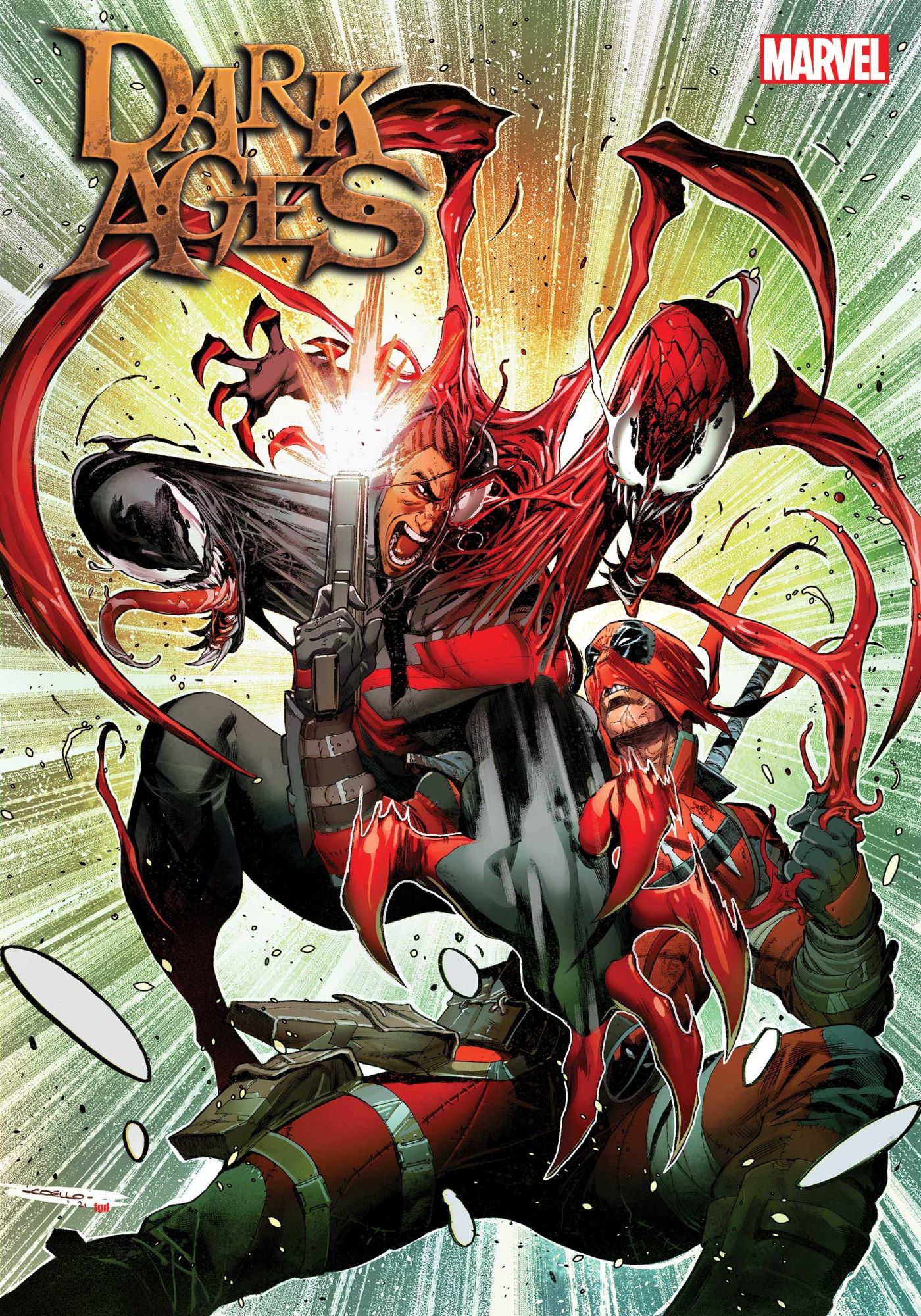 Venom/Carnage Combine To Make Ultimate Symbiote In New Dark Ages Cover