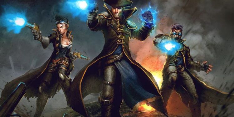 Dungeons and Dragons Gunslingers shooting at their enemies.