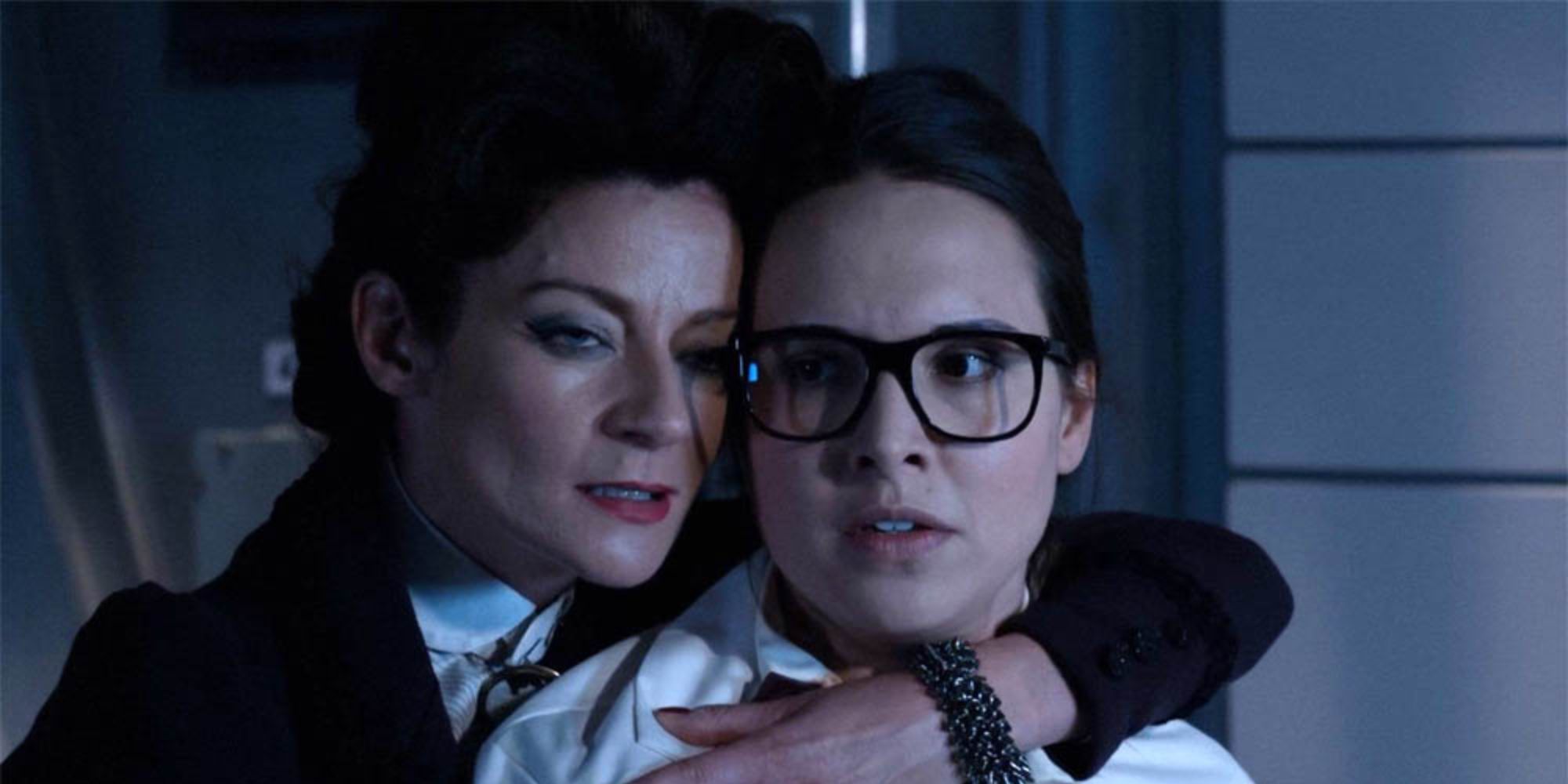 Missy taunts Osgood in Doctor Who