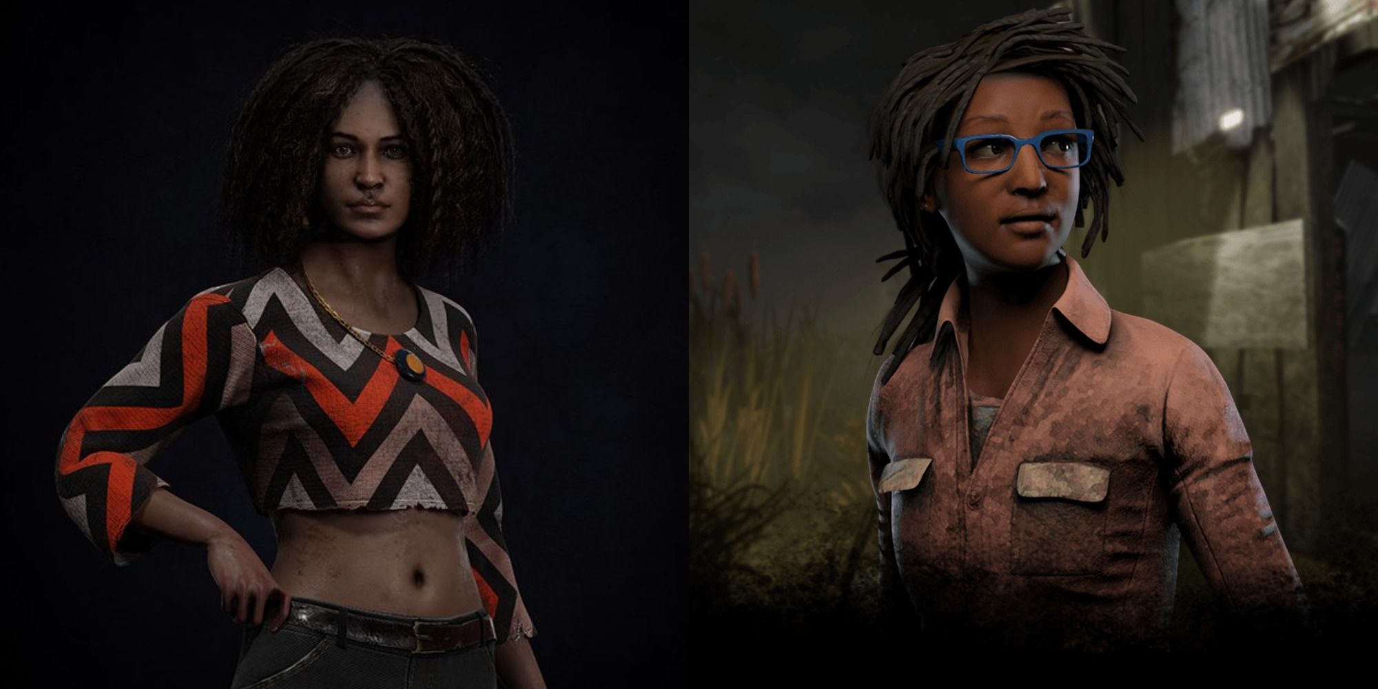 An image of Elodie Rakoto and Claudette Morel in Dead By Daylight