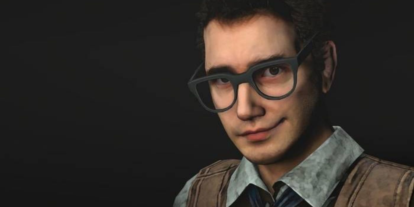 Dwight Fairfield from Dead by Daylight smiling slightly