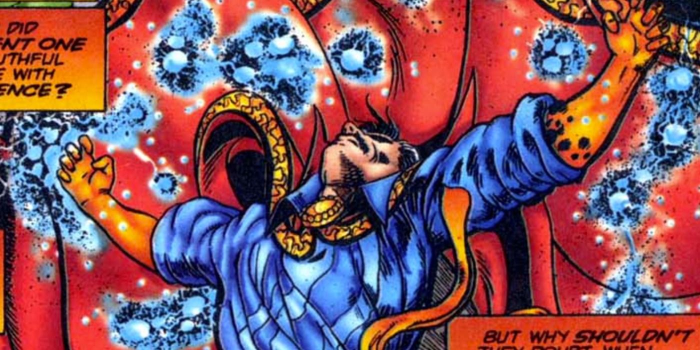 Doctor Strange absorbs magic in Marvel Comics.