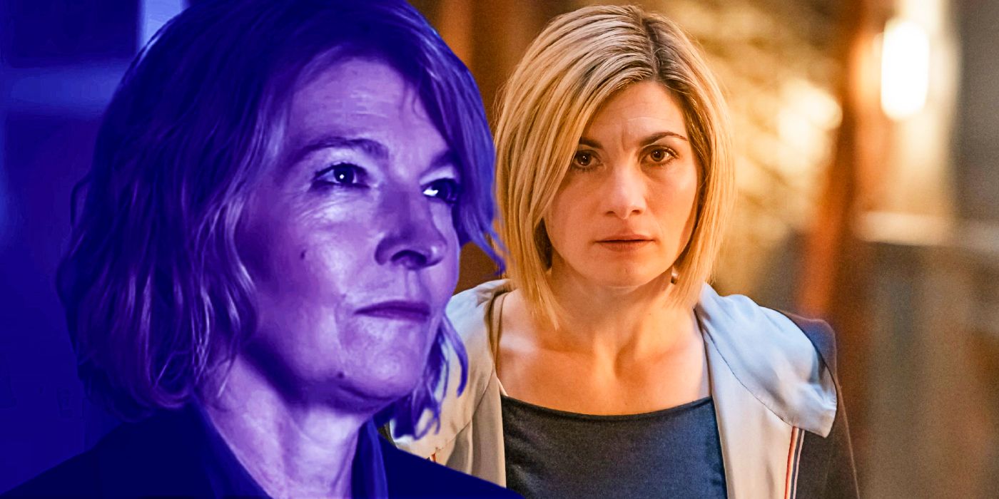 Doctor Who Flux Jemma Redgrave as Kate Stewart and Jodie Whittaker as the Doctor