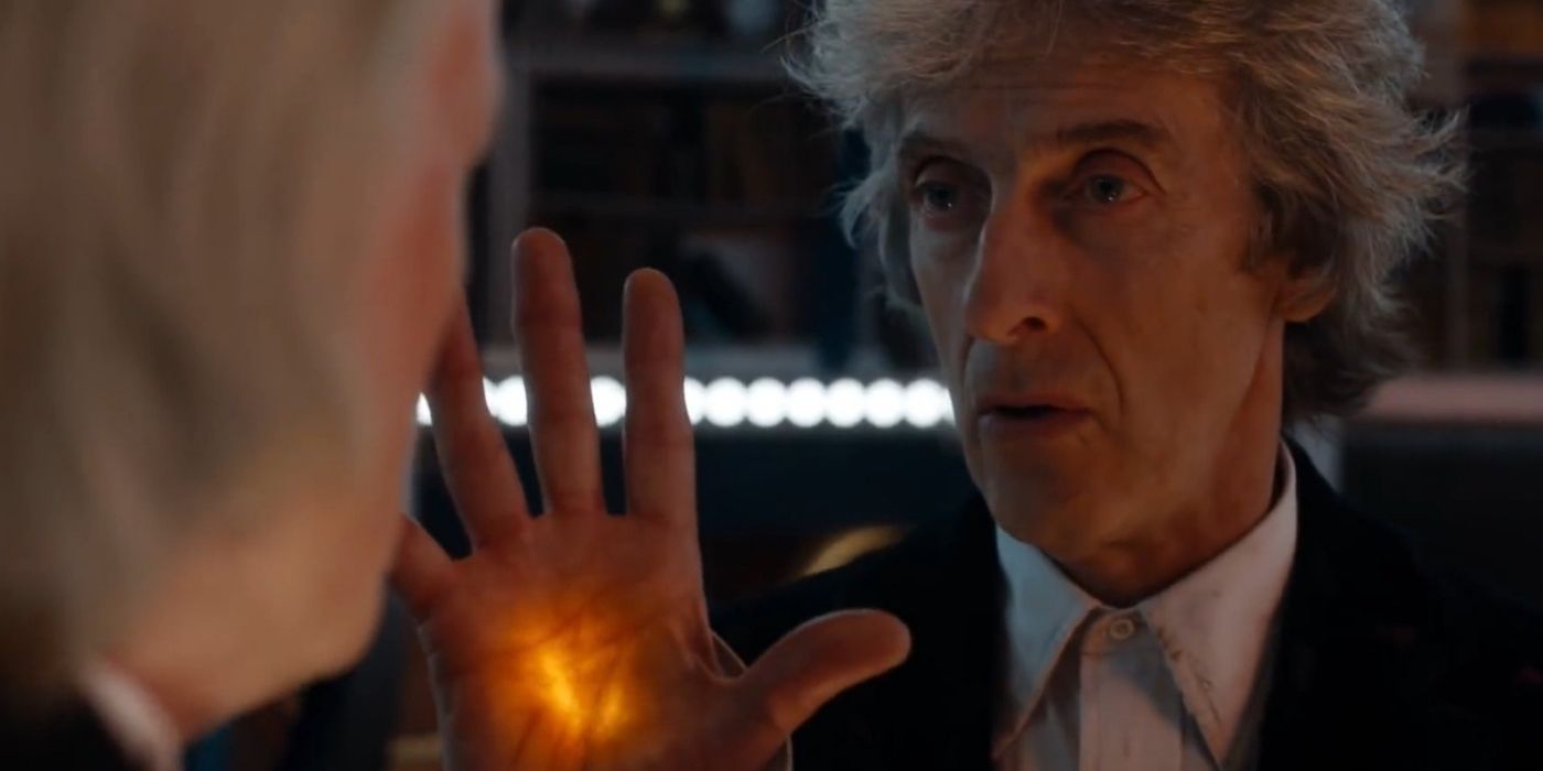 The Twelfth Doctor regenerates in Doctor Who