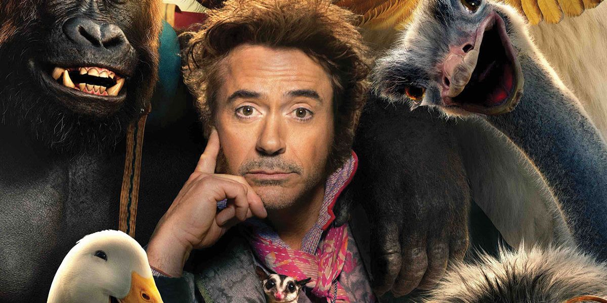 A promotional image of Robert Downy Jr. for the 2020 film Dolittle.