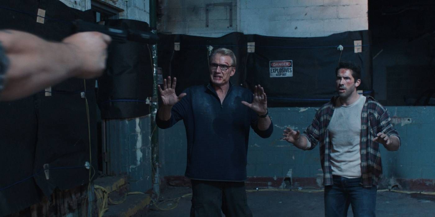 Dolph Lundgren and Scott Adkins in Castle Falls pic