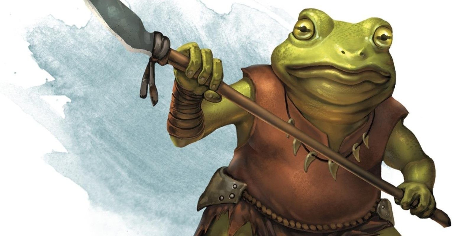 Bullywug with a spear from Dungeons &amp; Dragons