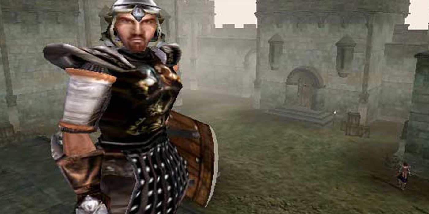 An image of a soldier in Elder Scrolls 3: Morrowind