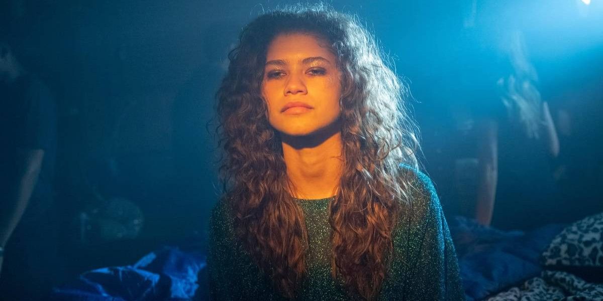 Rue looks on in a daze in Euphoria&rsquo;s second season.