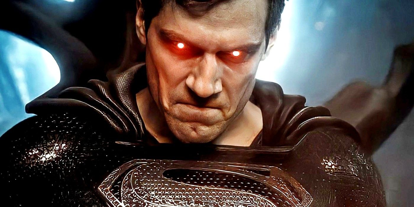 Superman fires his heat vision