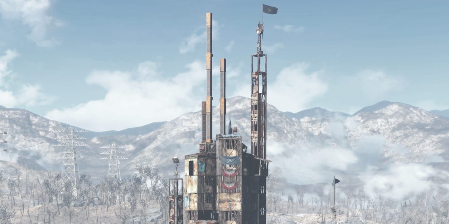 Fallout 4 Custom Skyscraper Settlement
