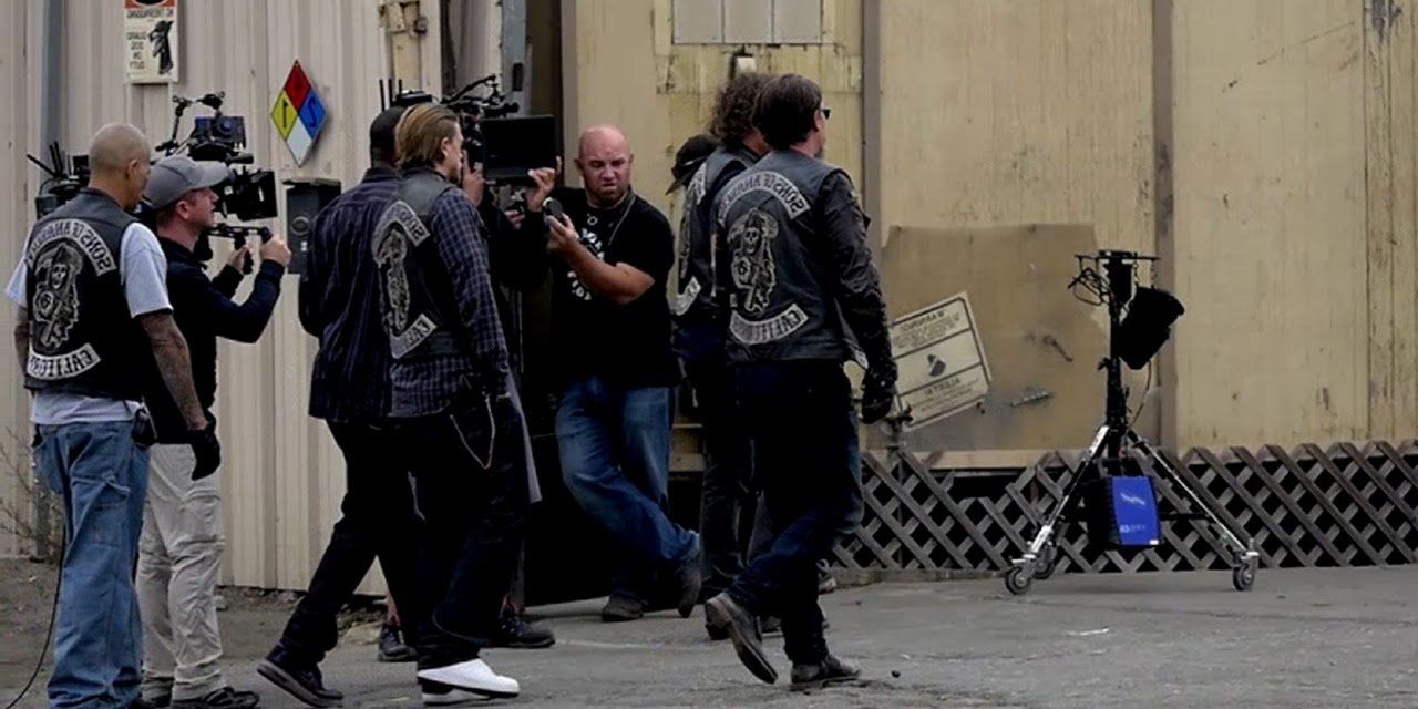 The filming process of Season 7 of Sons Of Anarchy 