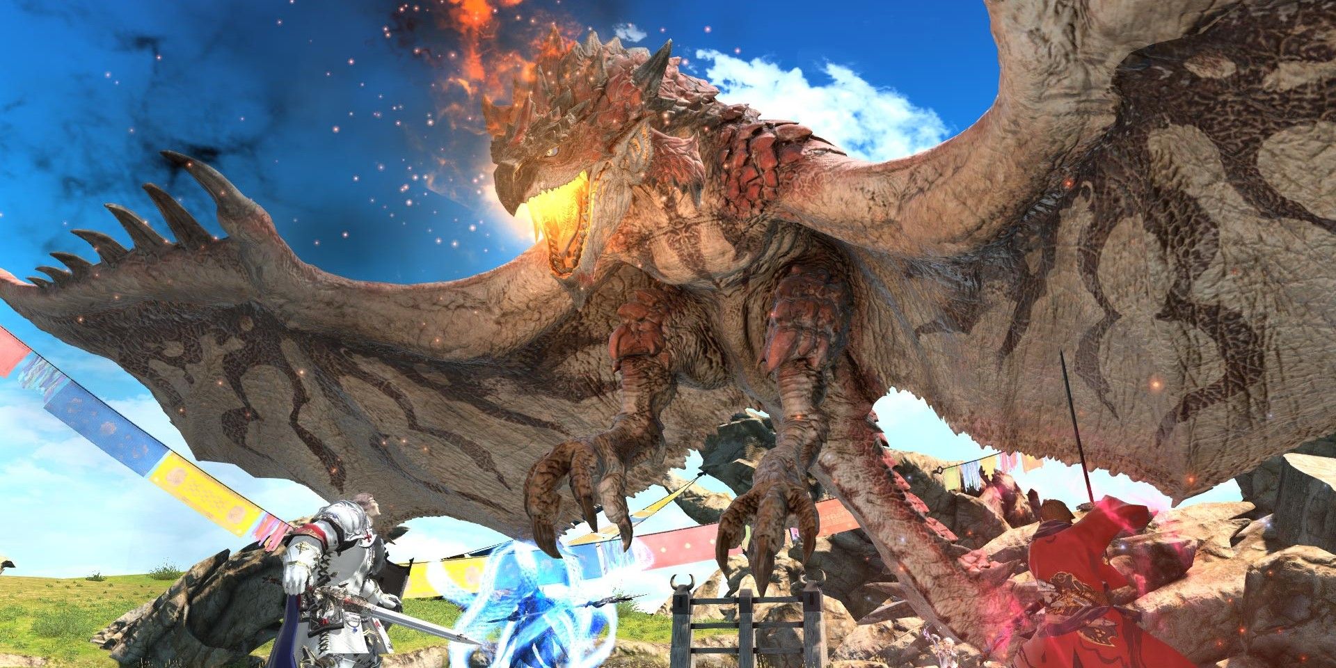 Evento "Monster Hunter World" in FFXIV con Rathalos