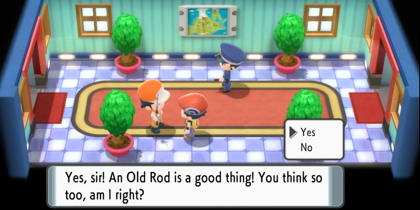 how to get a fishing rod in pokemon planet