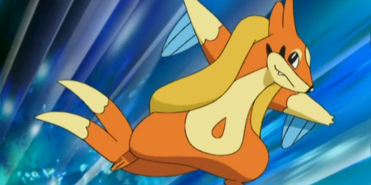 Floatzel in the Pokémon anime