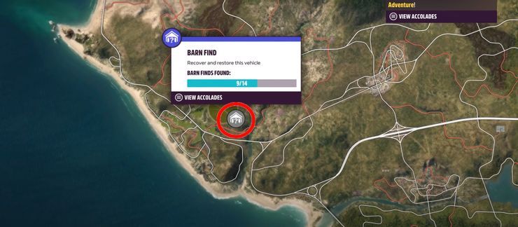 Forza Horizon 5 Baja Truck Barn Location