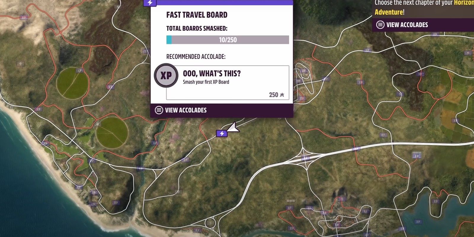 Forza Horizon 5 Where To Find All 50 Fast Travel Boards